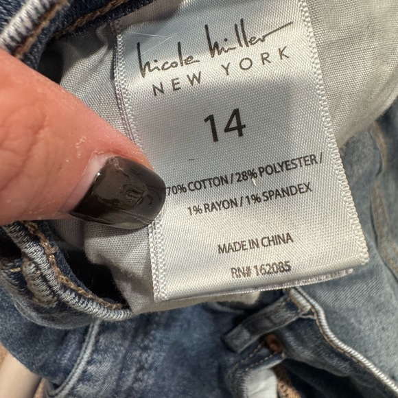 Nicole Miller Blue Skinny Jeans - Picture 7 of 7